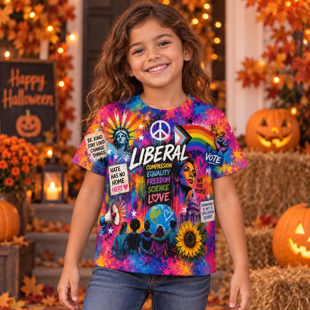 Liberal Pride Collage All Over Toddler T-Shirt