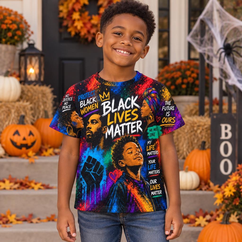 Black Lives Matter Unity Collage All Over Toddler T-Shirt