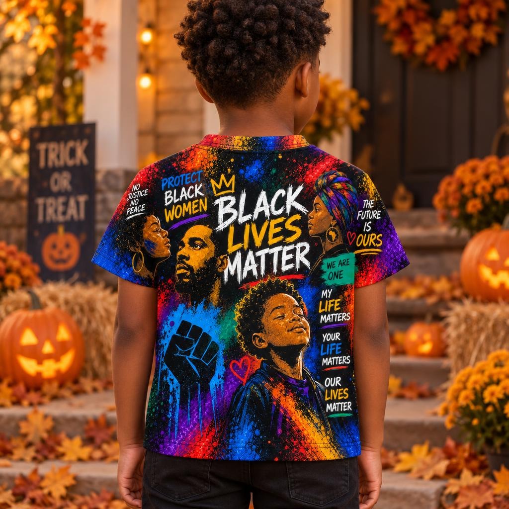 Black Lives Matter Unity Collage All Over Toddler T-Shirt