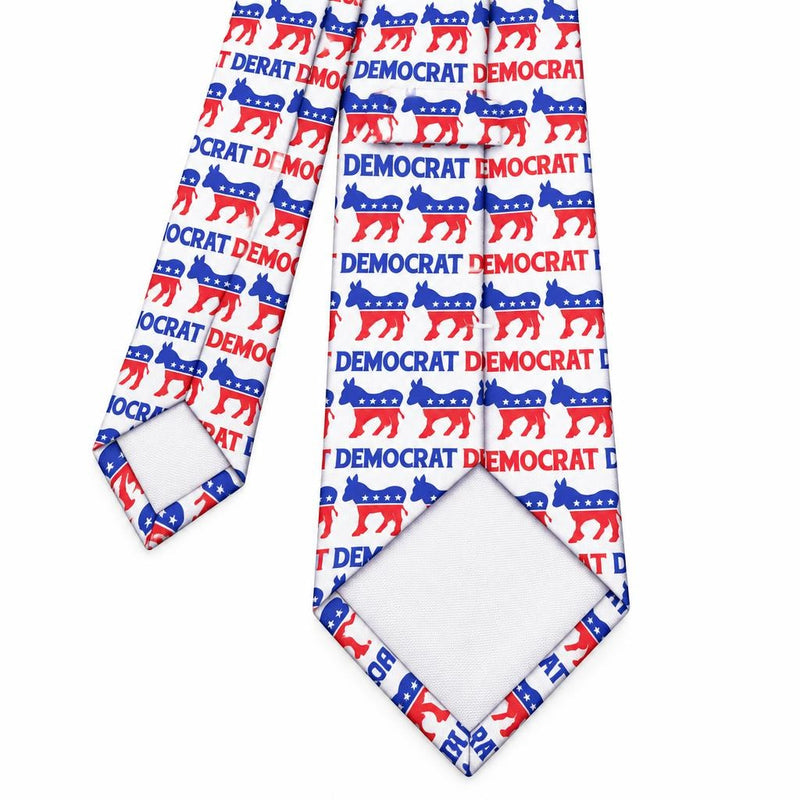 Democratic Donkey Pattern All Over Men's Neck Tie Men's Ties Old Glory