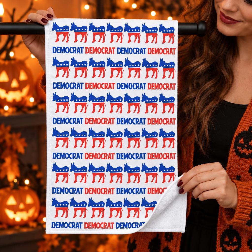 Democratic Donkey Pattern All Over Sports Towel