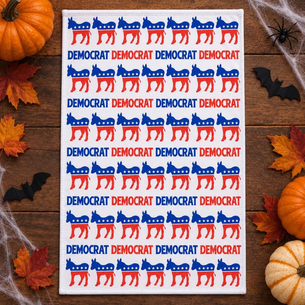 Democratic Donkey Pattern All Over Sports Towel