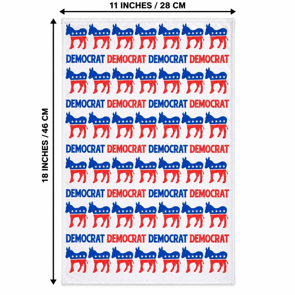 Democratic Donkey Pattern All Over Sports Towel