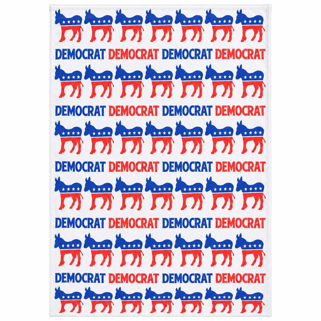 Democratic Donkey Pattern All Over Sports Towel