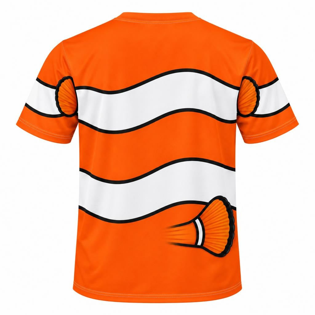 Orange Clownfish Costume All Over Men's T-Shirt