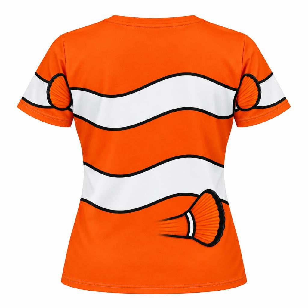 Orange Clownfish Costume All Over Women's T-Shirt