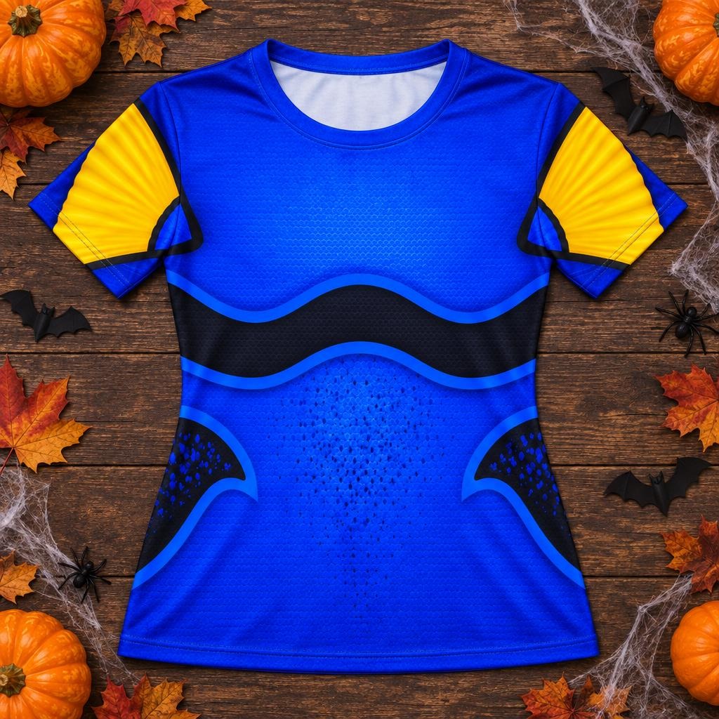 Blue Tang Fish Costume All Over Women's T-Shirt