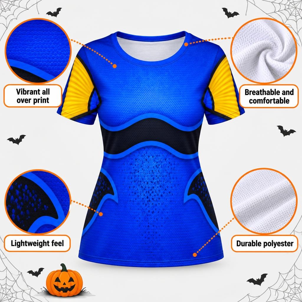 Blue Tang Fish Costume All Over Women's T-Shirt