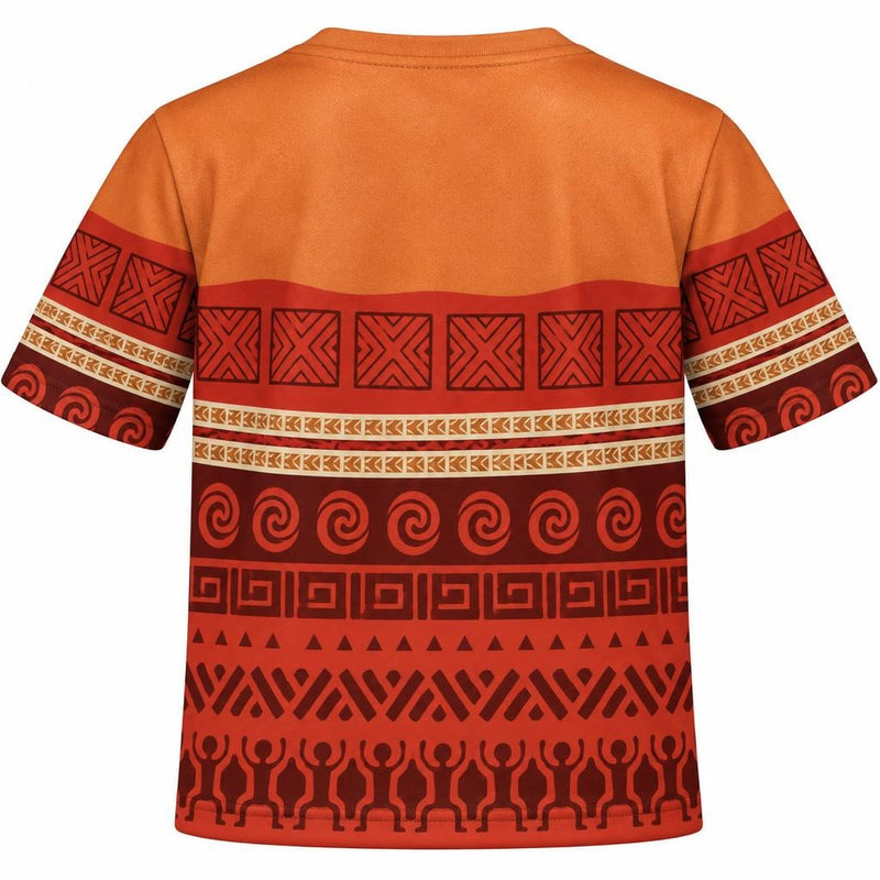 Polynesian Island Princess Costume All Over Youth T-Shirt Youth T-Shirts Old Glory