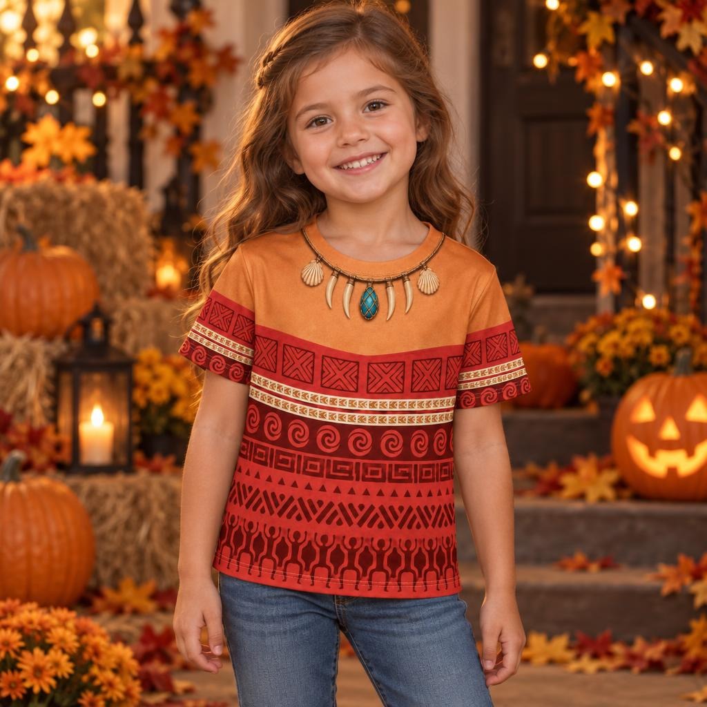 Polynesian Island Princess Costume All Over Toddler T-Shirt