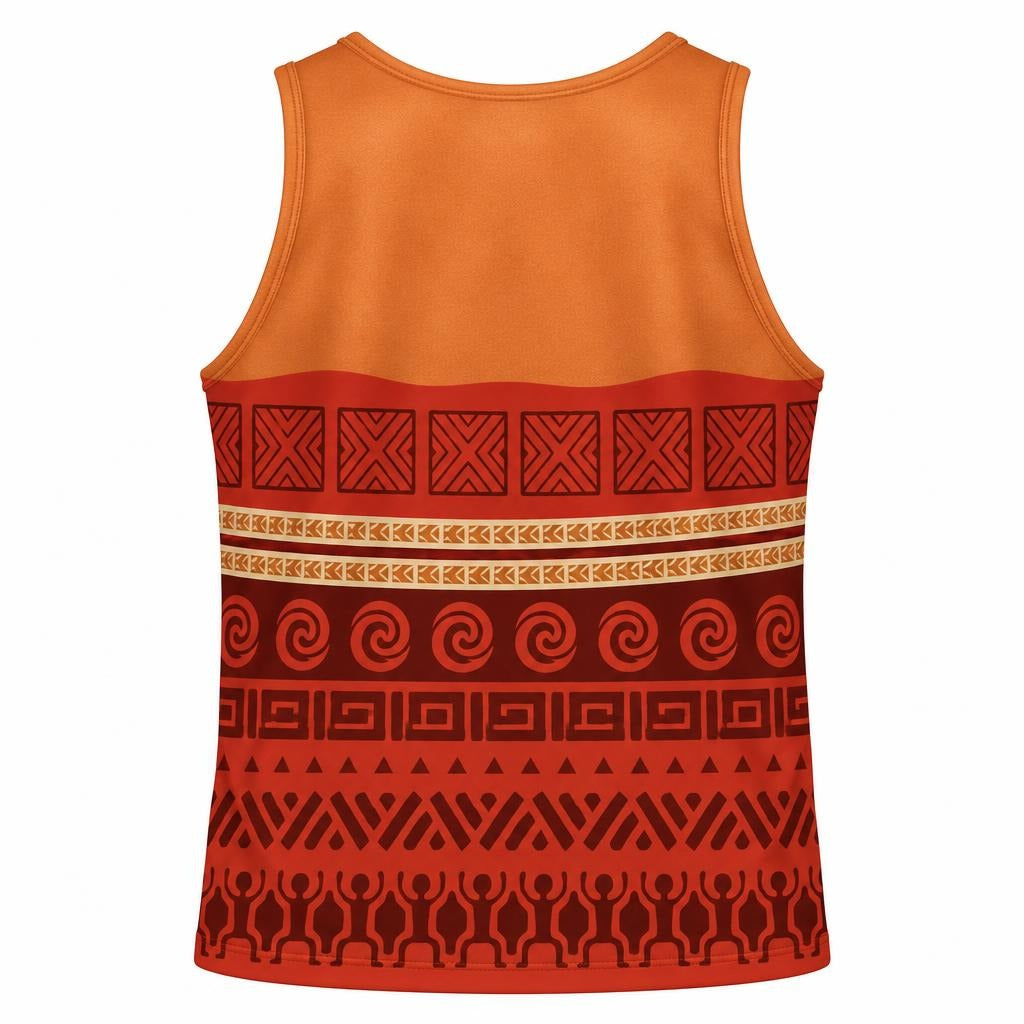 Polynesian Island Princess Costume All Over Men's Tank Top