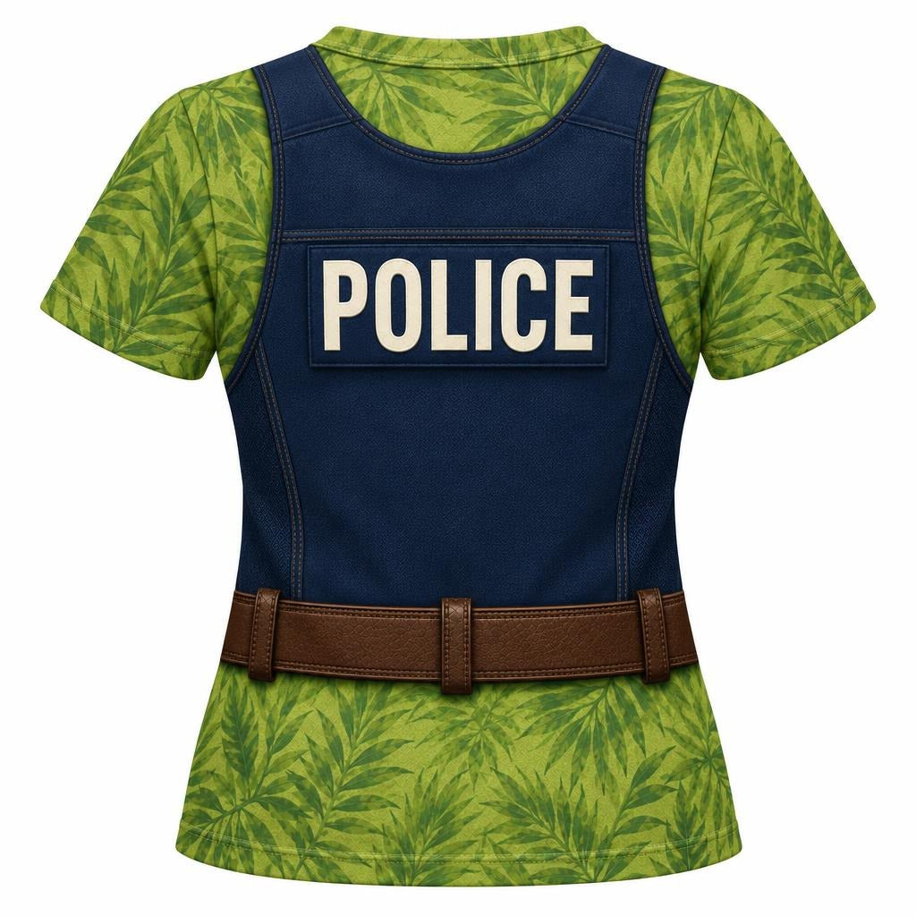 Fox Police Officer Costume All Over Women's T-Shirt