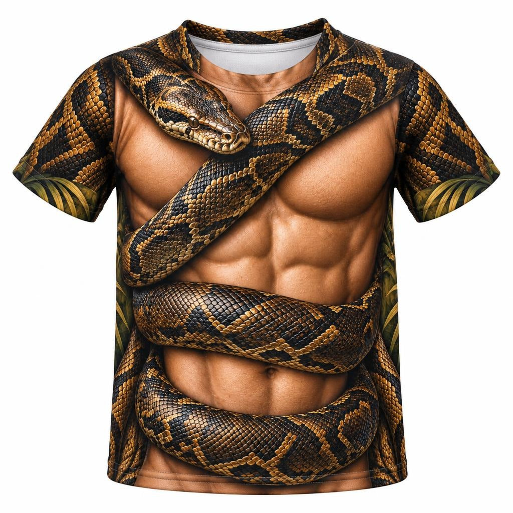 Muscular Snake Charmer Costume All Over Toddler T-Shirt