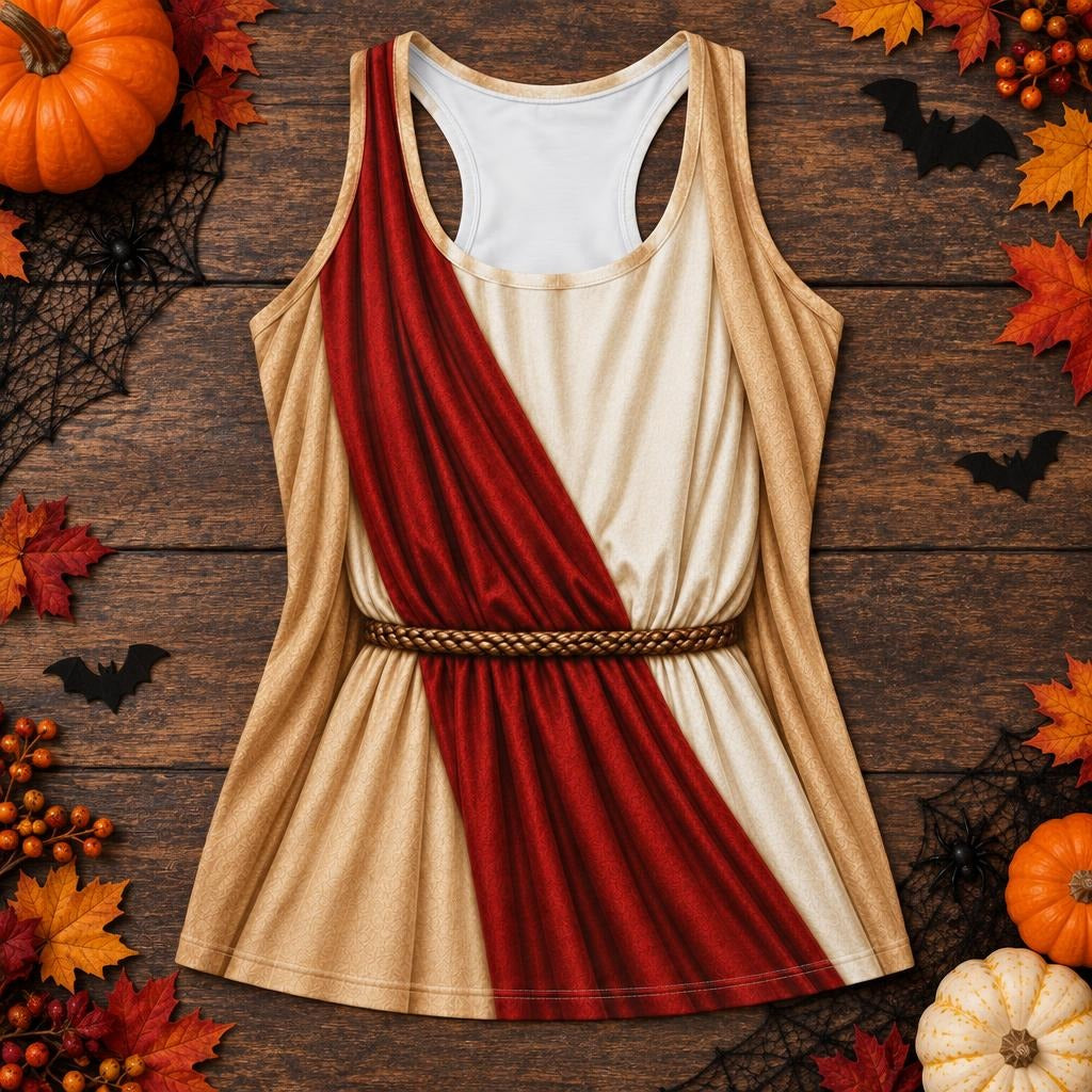 Biblical Robe Costume All Over Women's Racerback Tank Top