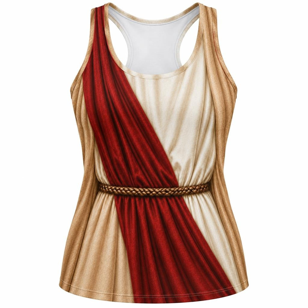 Biblical Robe Costume All Over Women's Racerback Tank Top