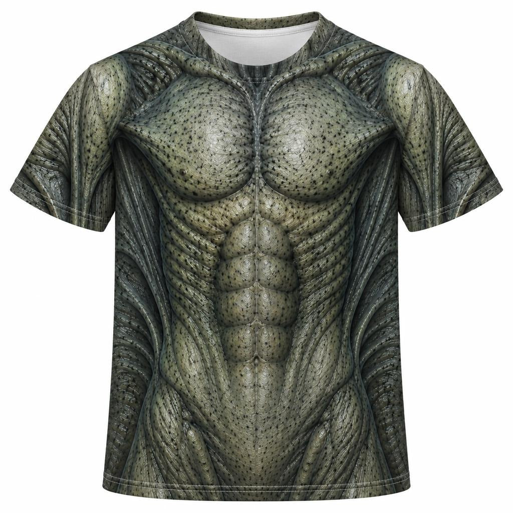 Gray Alien Creature Costume All Over Youth T-Shirt