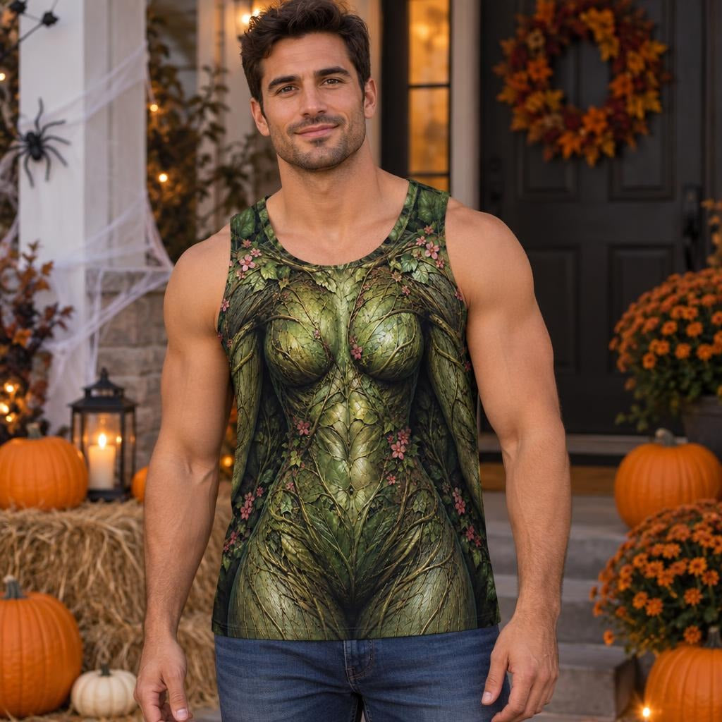 Enchanted Forest Woman Costume All Over Men's Tank Top