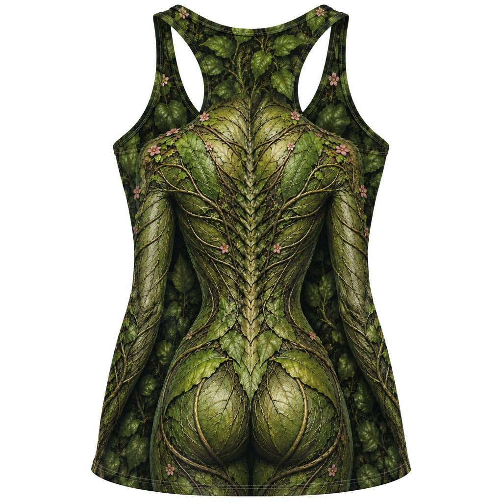 Enchanted Forest Woman Costume All Over Women's Racerback Tank Top