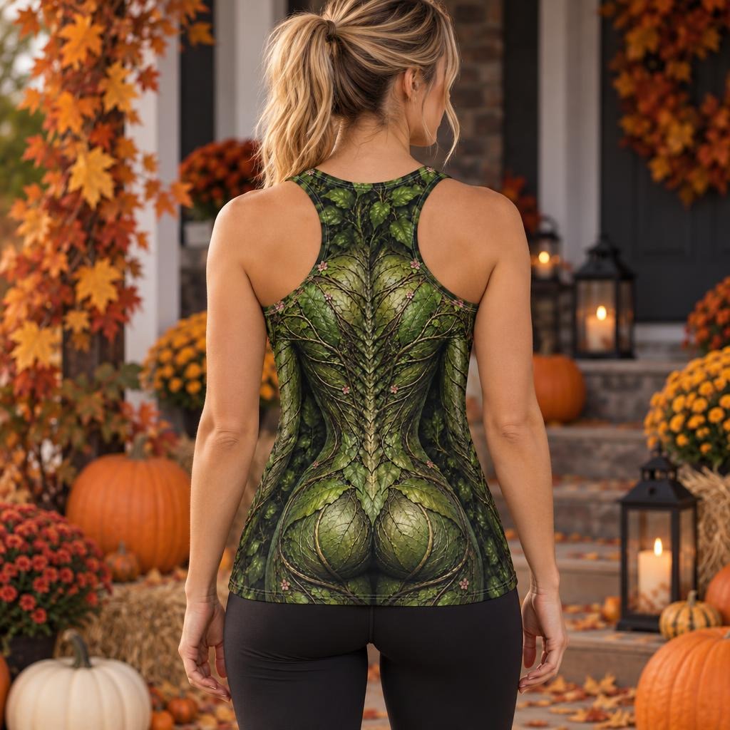 Enchanted Forest Woman Costume All Over Women's Racerback Tank Top