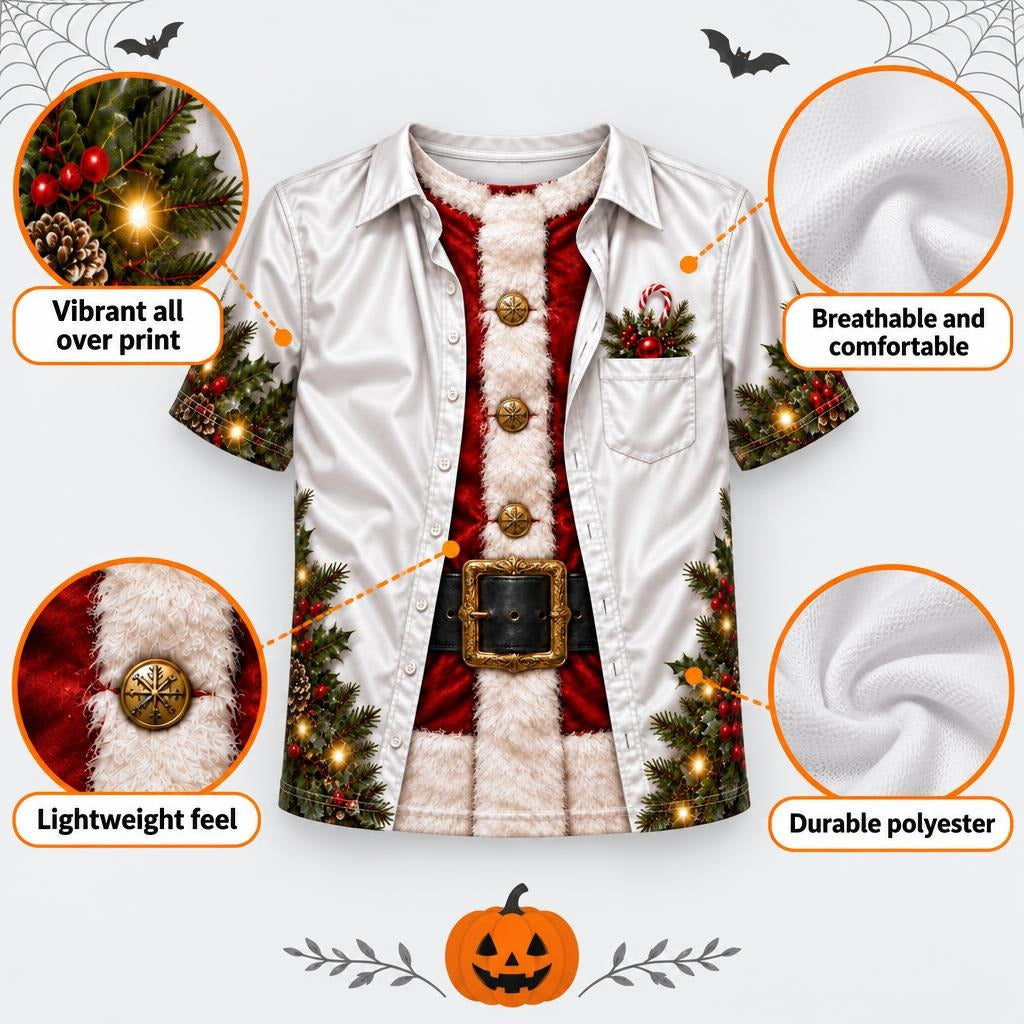 Santa Vacation Shirt Costume All Over Youth T-Shirt