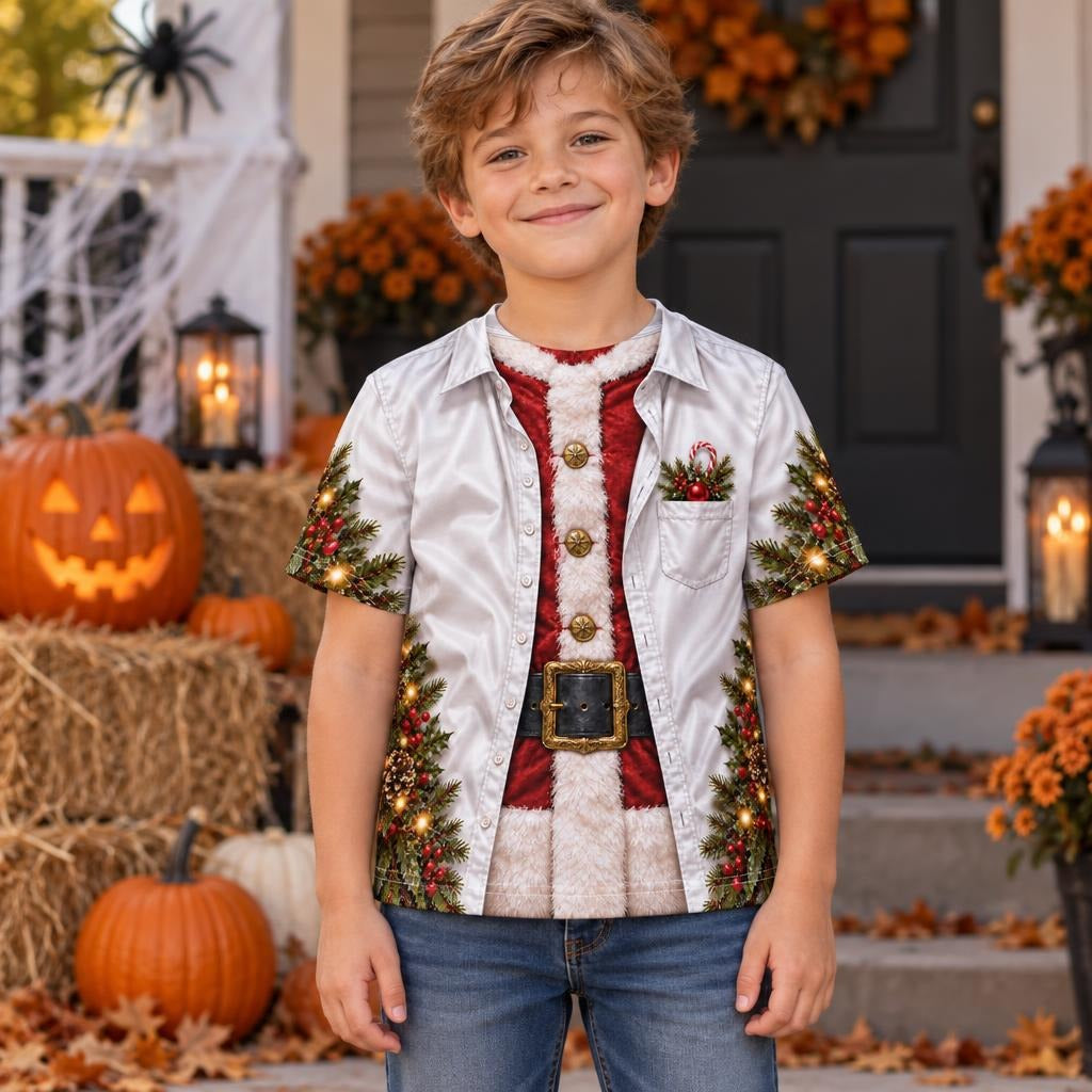 Santa Vacation Shirt Costume All Over Toddler T-Shirt