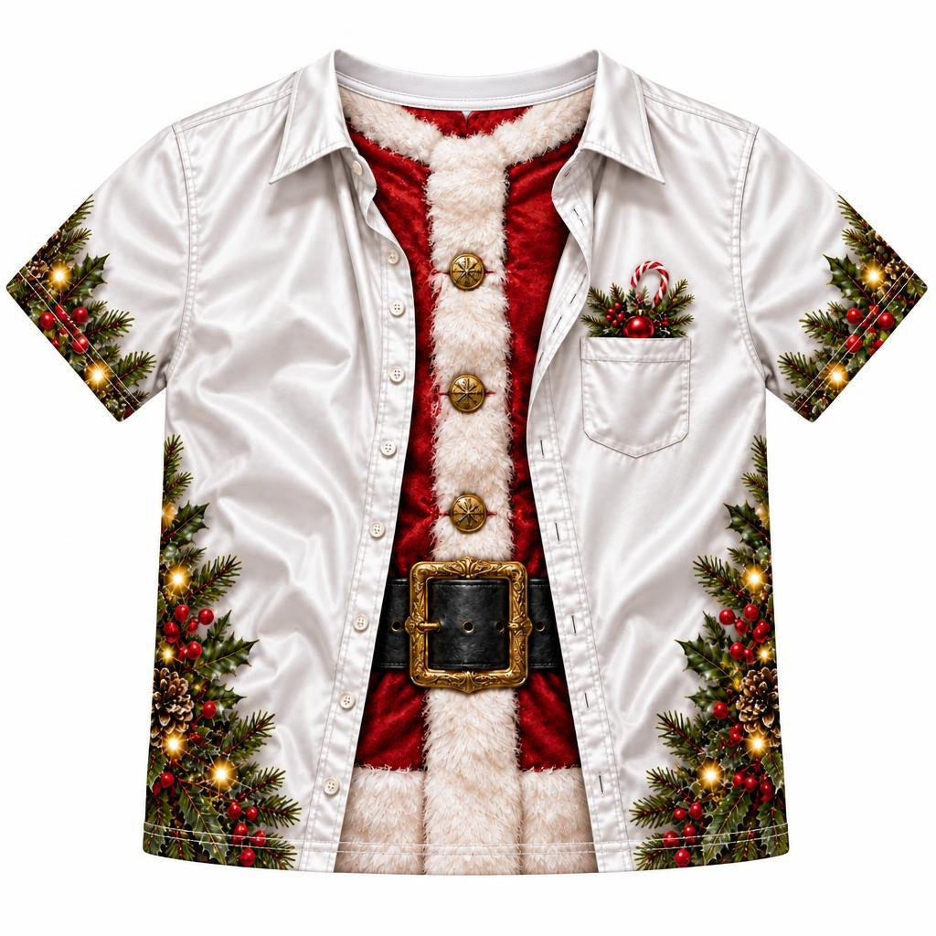 Santa Vacation Shirt Costume All Over Toddler T-Shirt