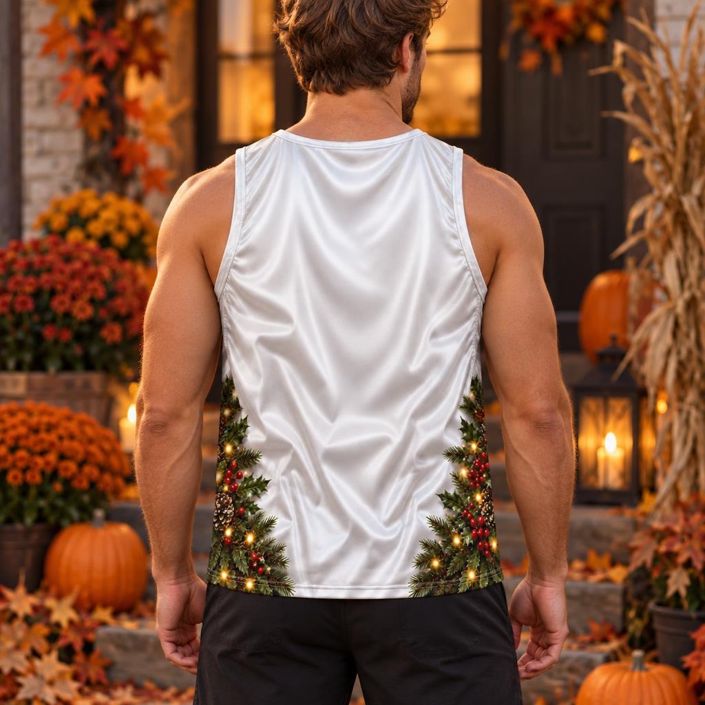 Santa Vacation Shirt Costume All Over Men's Tank Top