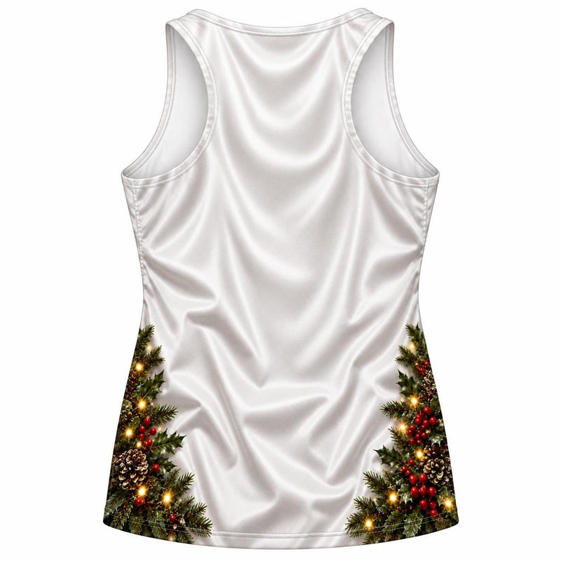 Santa Vacation Shirt Costume All Over Women's Racerback Tank Top Women's Tank Tops Old Glory