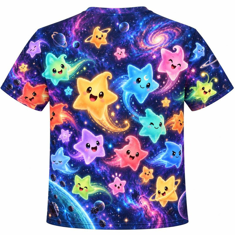 Cosmic Star Quest All Over Men's T-Shirt Men's T-Shirts Old Glory