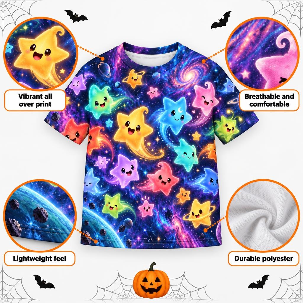 Cosmic Star Quest All Over Toddler T-Shirt