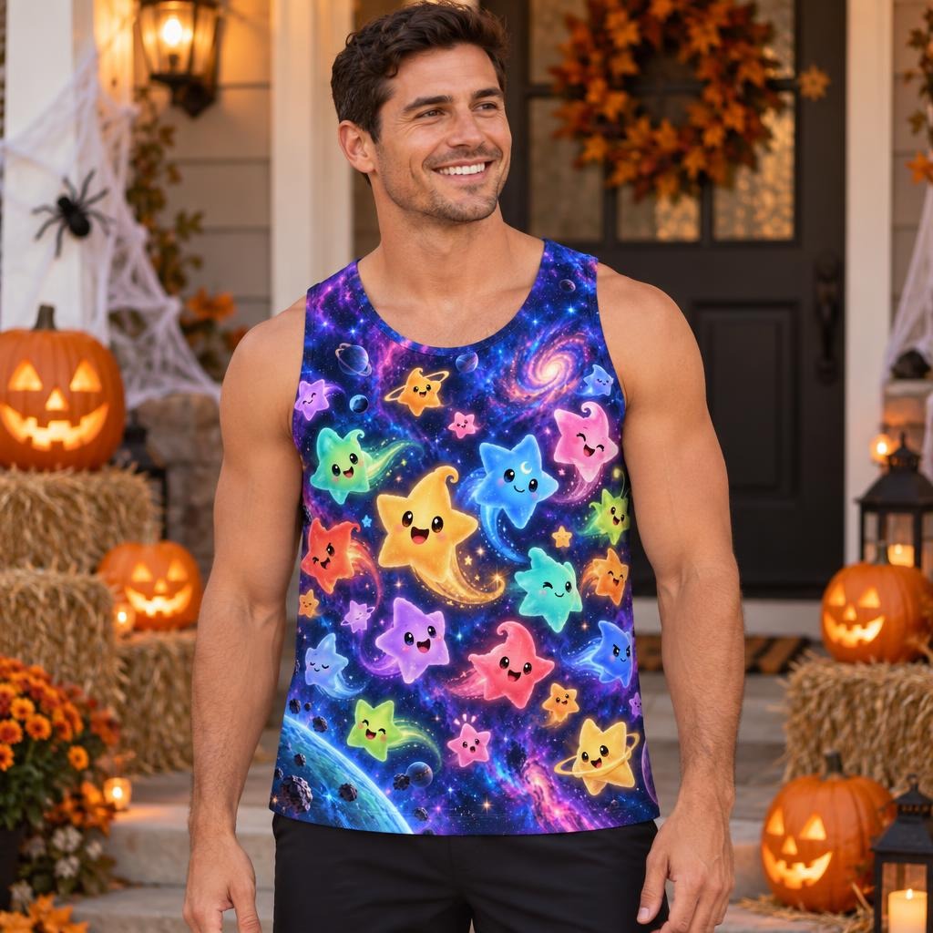 Cosmic Star Quest All Over Men's Tank Top
