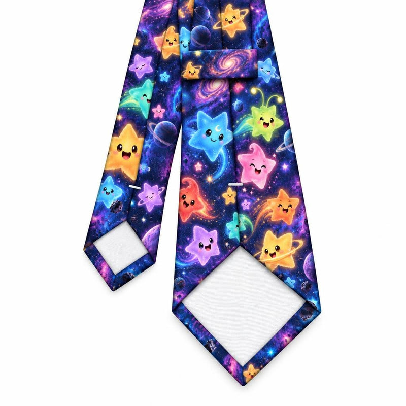 Cosmic Star Quest All Over Men's Neck Tie Men's Ties Old Glory