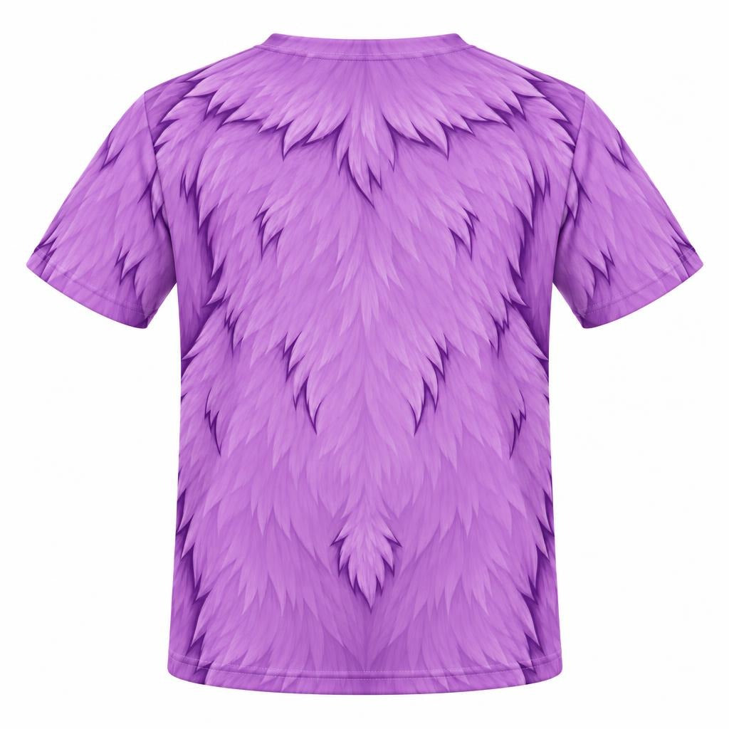Oddly Adorable Purple Monster All Over Youth T-Shirt