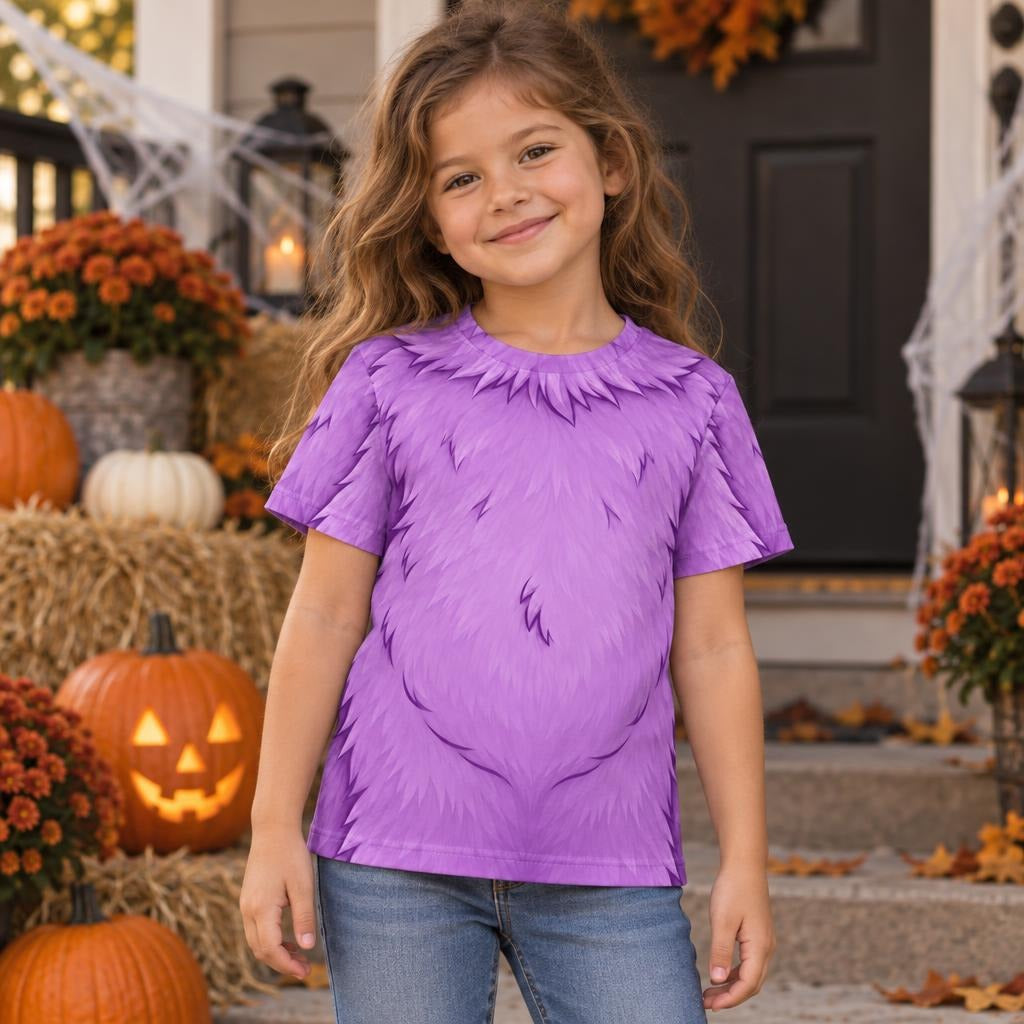 Oddly Adorable Purple Monster All Over Toddler T-Shirt