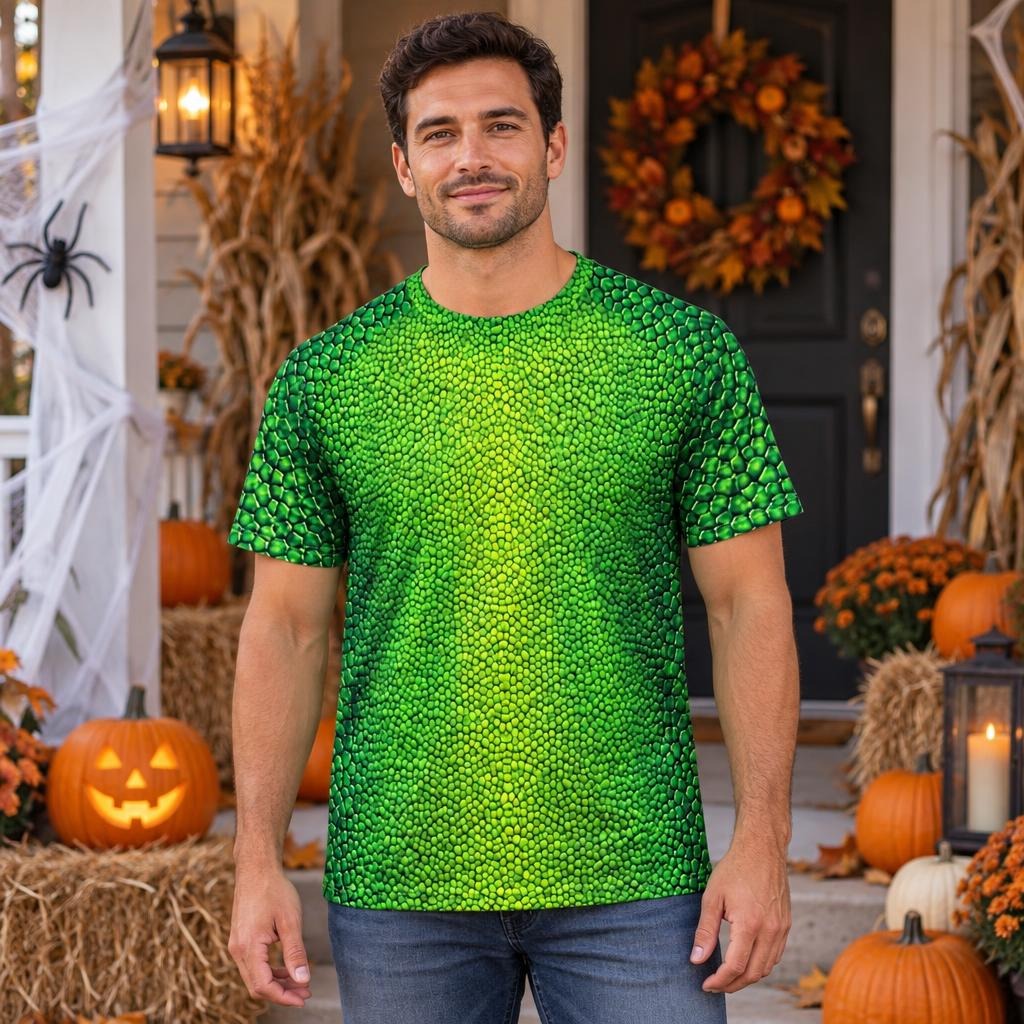 Charming Chameleon Sidekick Costume All Over Men's T-Shirt