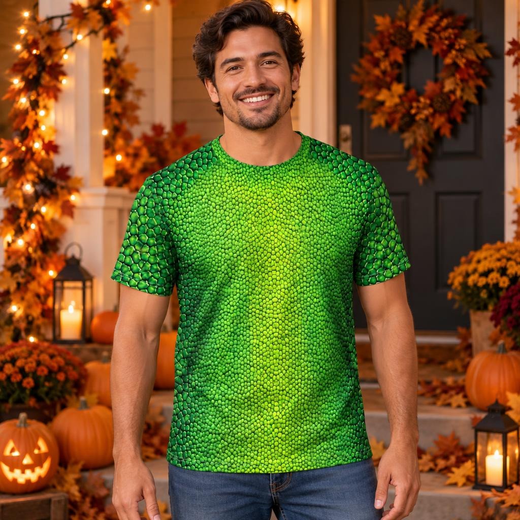 Charming Chameleon Sidekick Costume All Over Men's T-Shirt