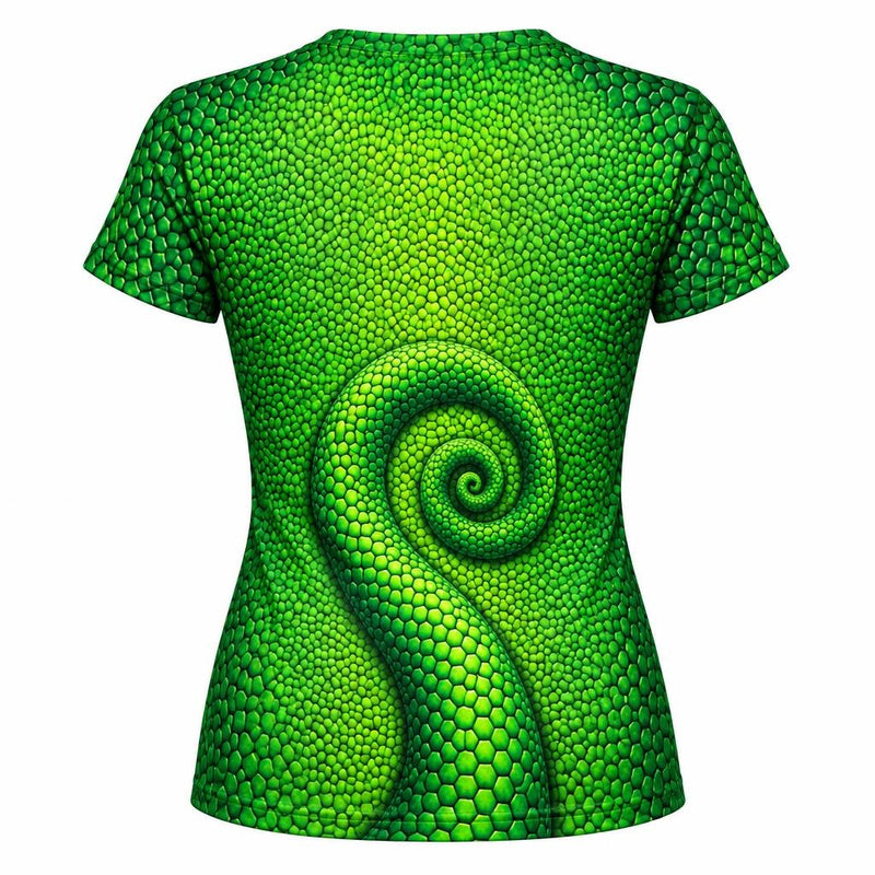 Charming Chameleon Sidekick Costume All Over Women's T-Shirt Women's T-Shirts Old Glory