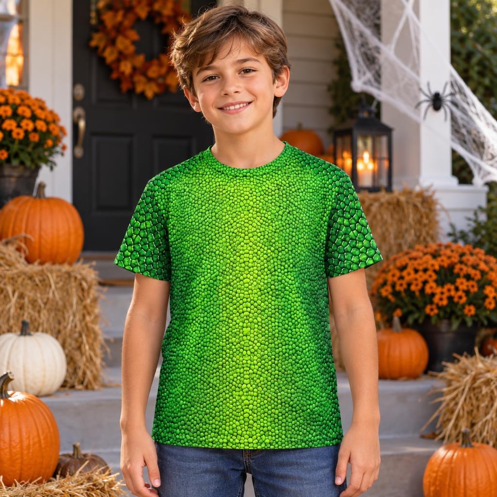 Charming Chameleon Sidekick Costume All Over Youth T-Shirt