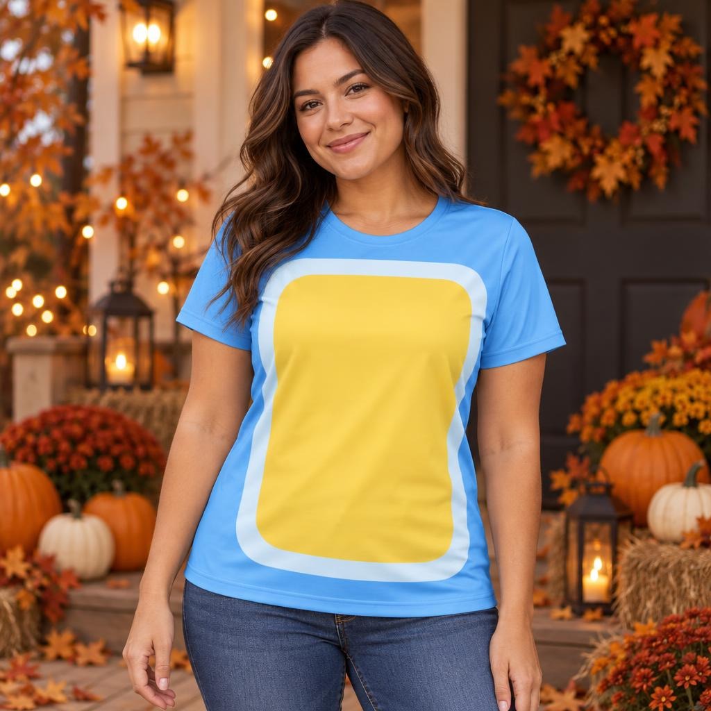 Big Blue Pup Costume All Over Women's T-Shirt