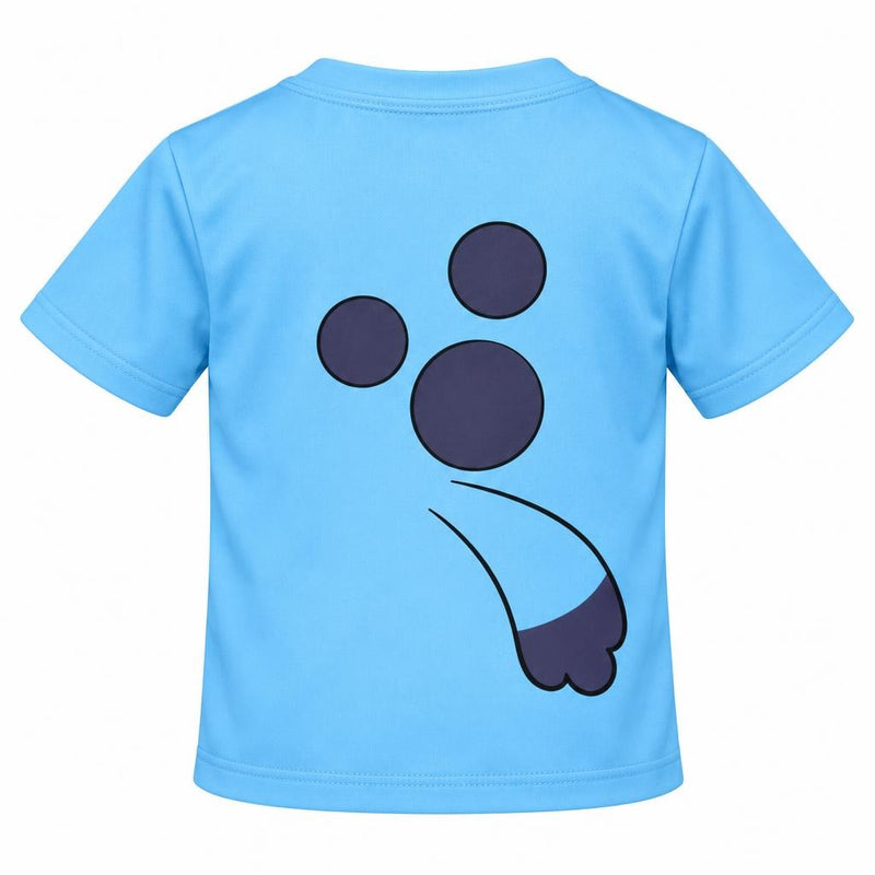 Big Blue Pup Costume All Over Toddler T-Shirt Toddler T-Shirts Old Glory