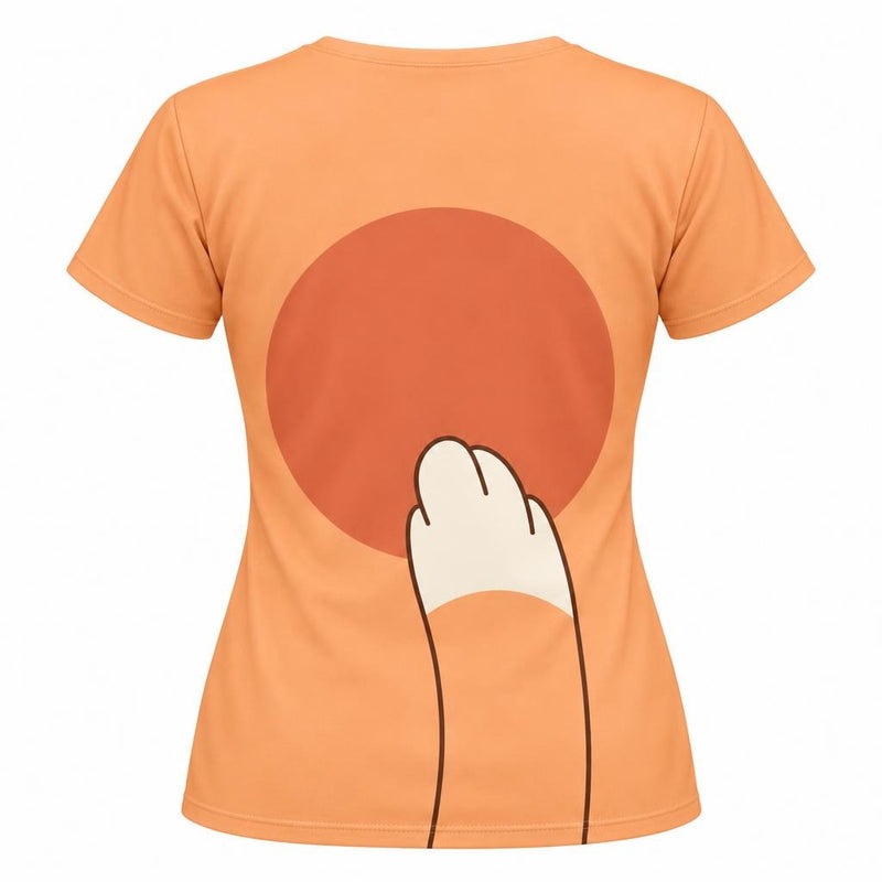 Little Orange Pup Costume All Over Women's T-Shirt Women's T-Shirts Old Glory