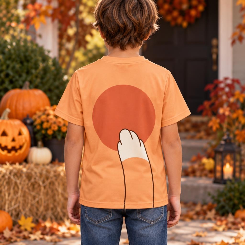 Little Orange Pup Costume All Over Youth T-Shirt