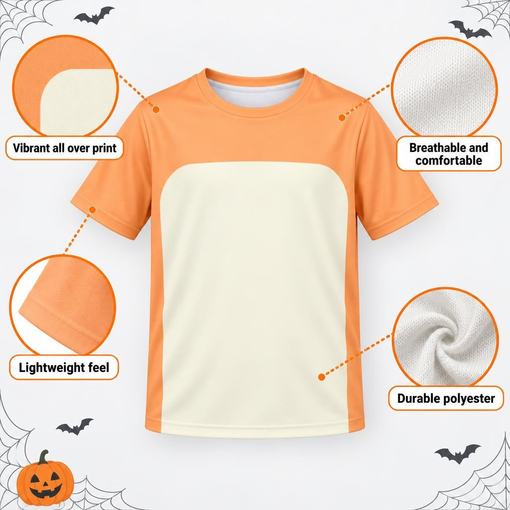 Little Orange Pup Costume All Over Youth T-Shirt