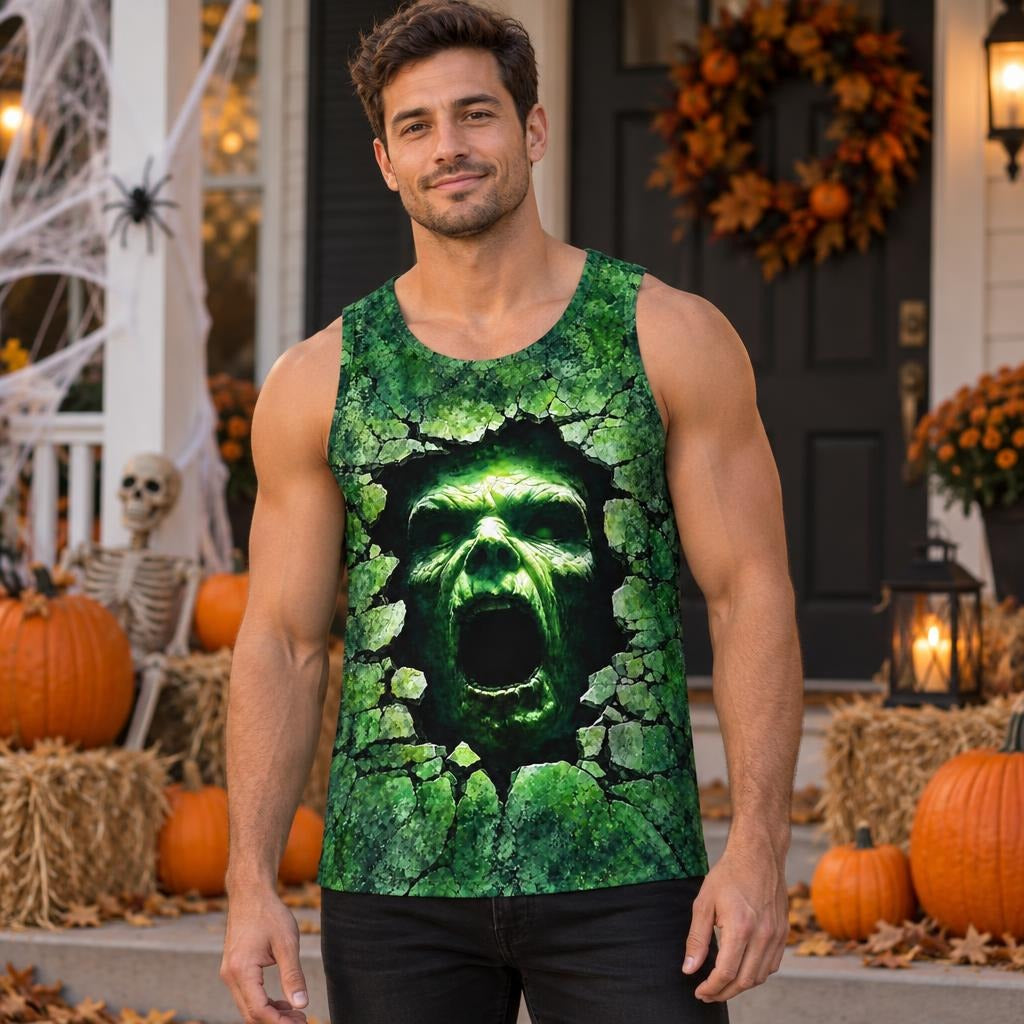 Zombie Breakthrough All Over Men's Tank Top