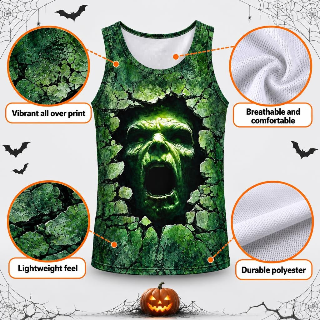 Zombie Breakthrough All Over Men's Tank Top