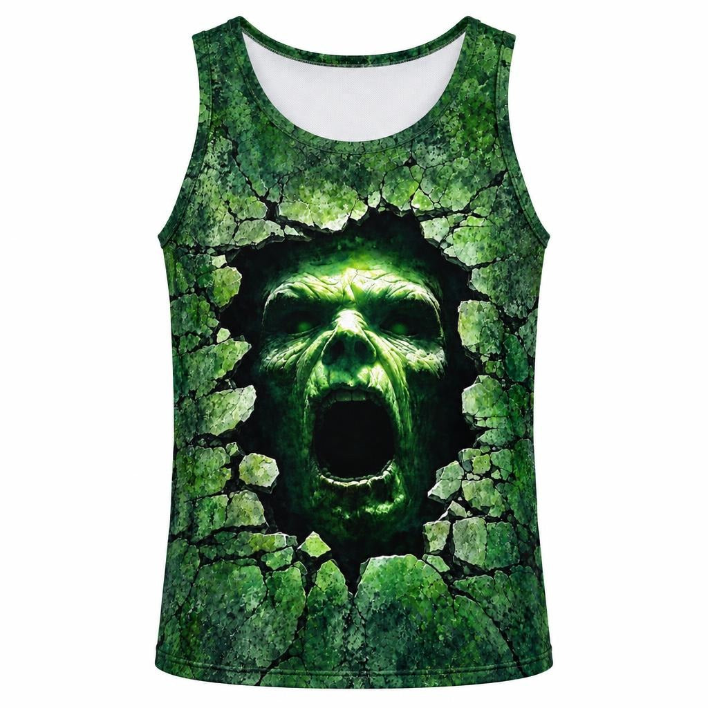 Zombie Breakthrough All Over Men's Tank Top