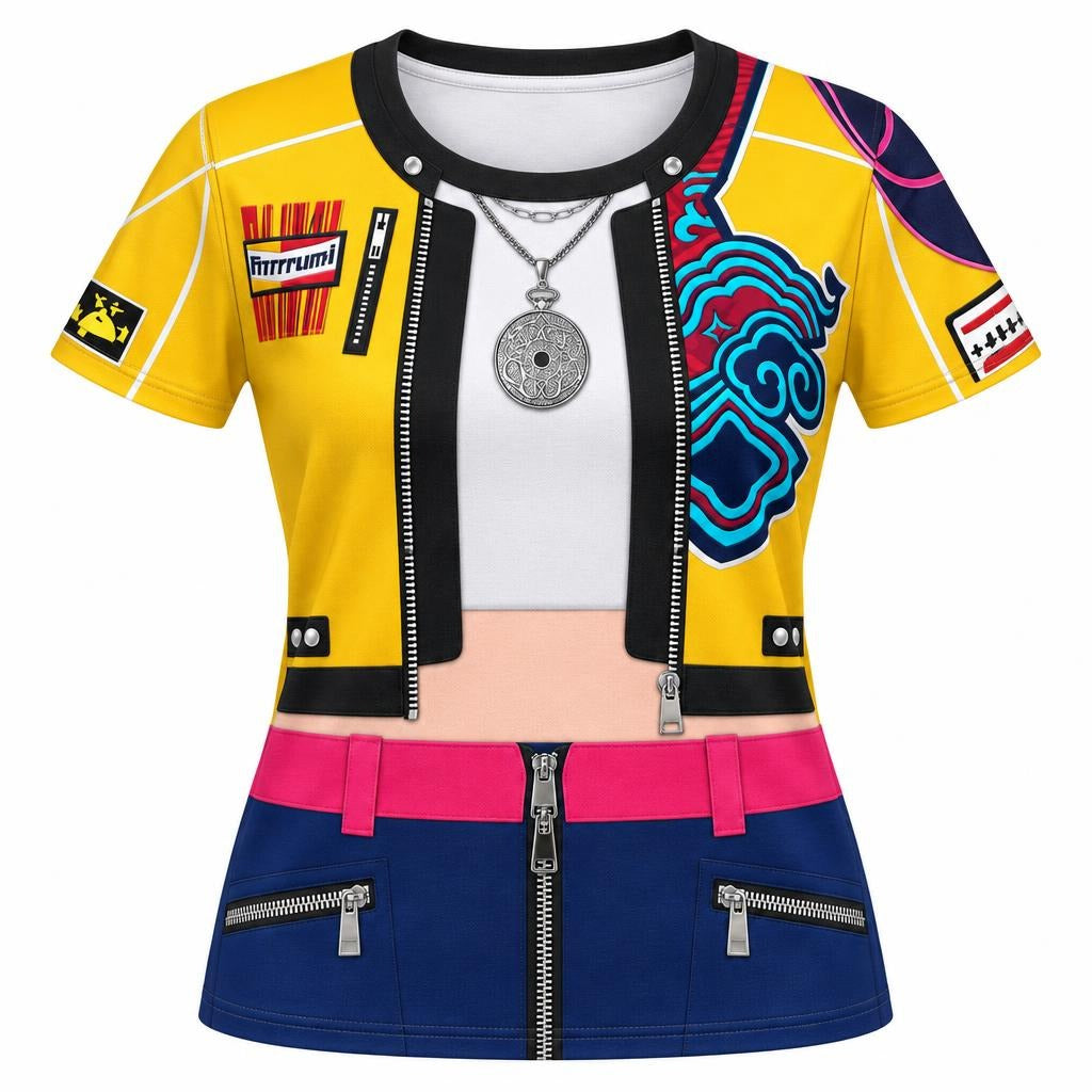 Golden Beat Fighter Costume All Over Women's T-Shirt