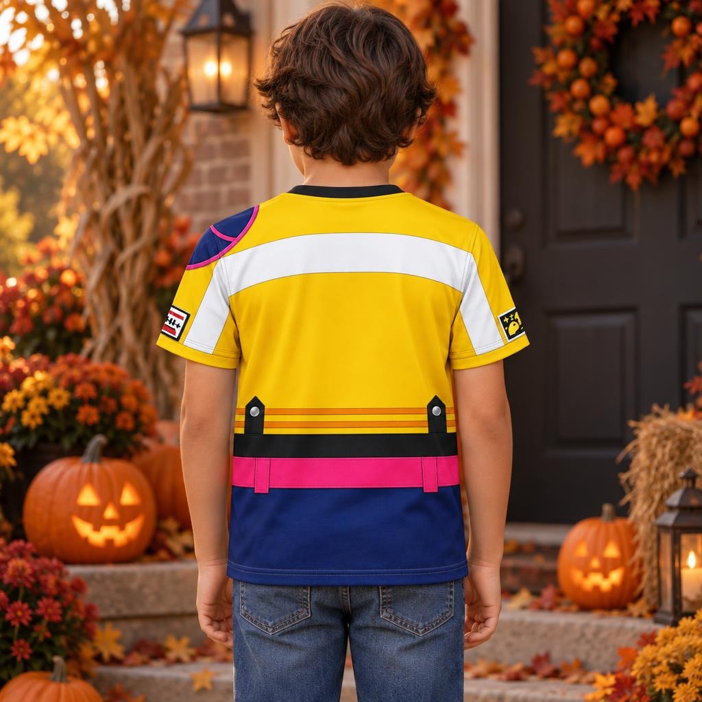 Golden Beat Fighter Costume All Over Youth T-Shirt