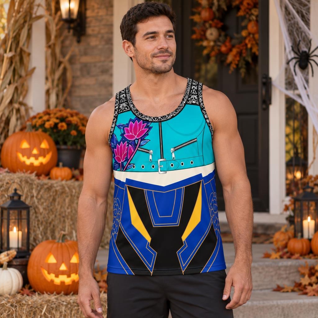 Lotus Rhythm Warrior Costume All Over Men's Tank Top