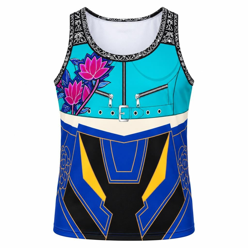 Lotus Rhythm Warrior Costume All Over Men's Tank Top
